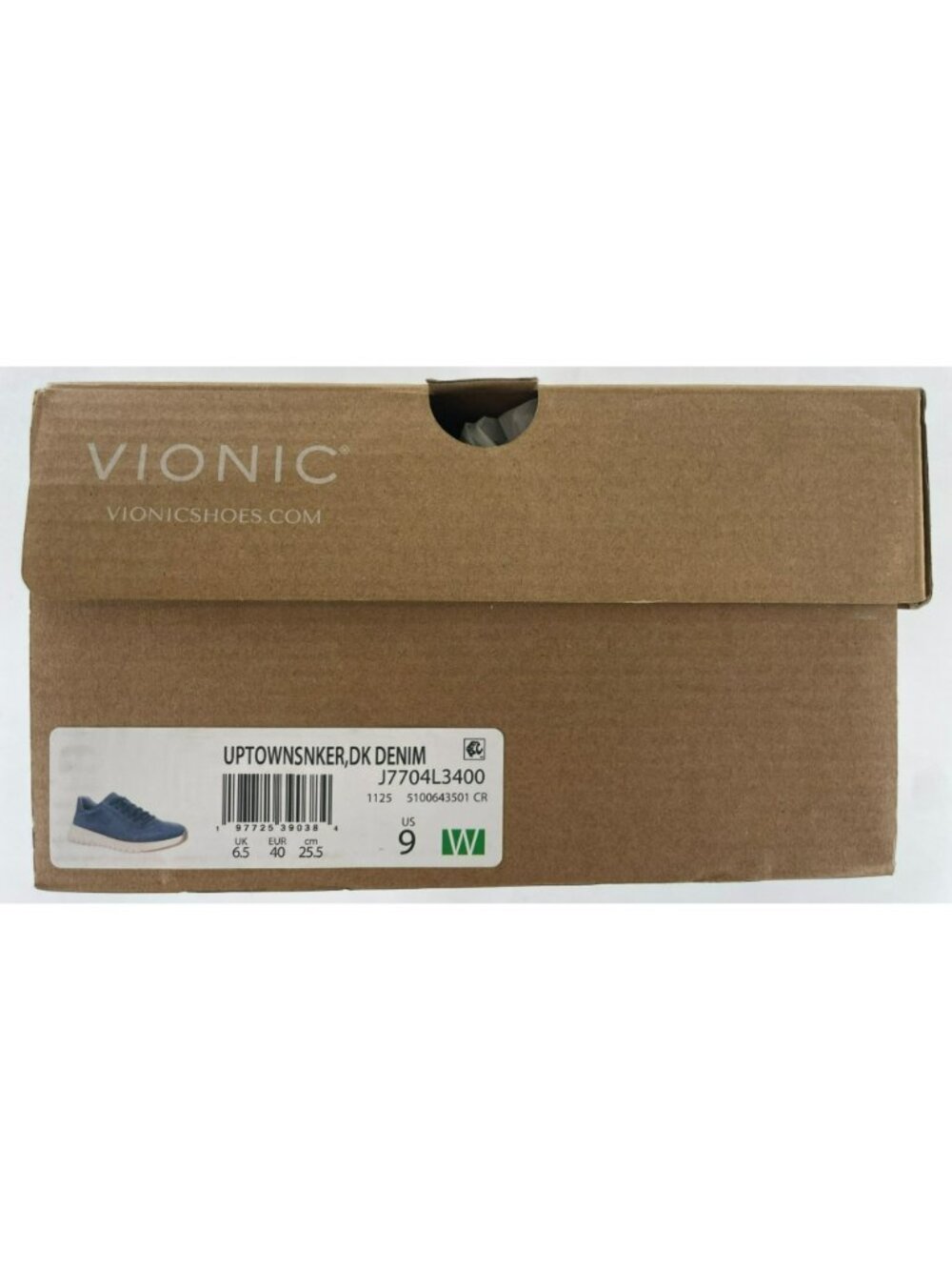 Vionic Uptown Sneakers Dark Denim Blue Lightweight Casual Shoes Wmn’s Sz 9 W NEW - Picture 10 of 11